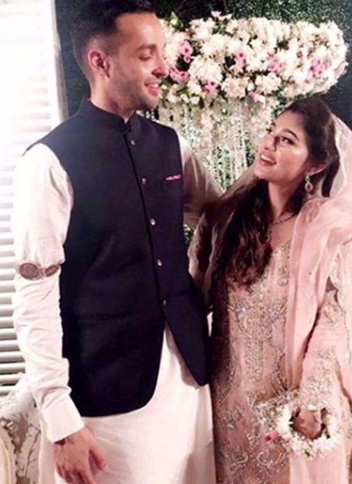 Picture of Sharmeen M Ali Looking Pretty In A Blush Pink Farah Talib Aziz Ensemble