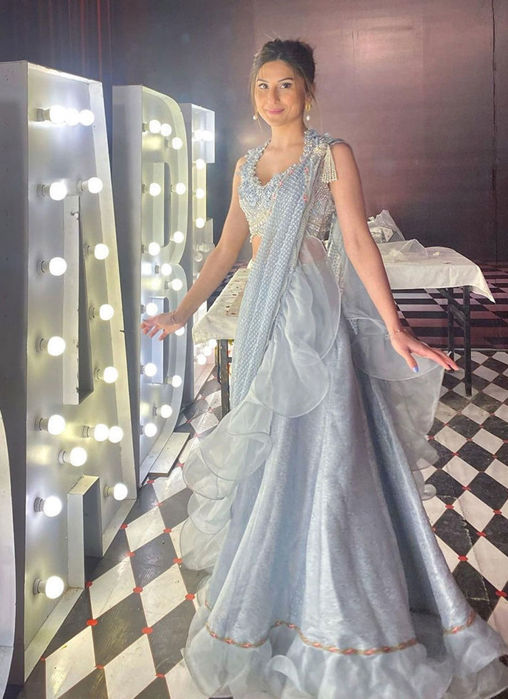 Picture of Fareeha Tariq In Our Dreamy Avril Lehnga Saree