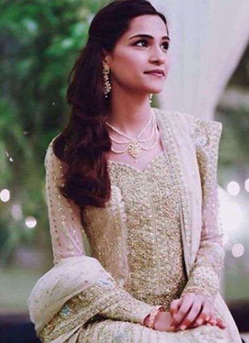 Picture of Neha Patel In A Custom Made Farah Talib Aziz Kalidaar Peshwas