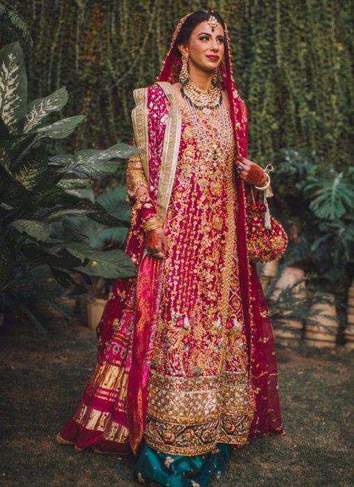 Picture of Marium Tariq Bewitchingly Beautiful At Her Wedding In A Signature Bridal