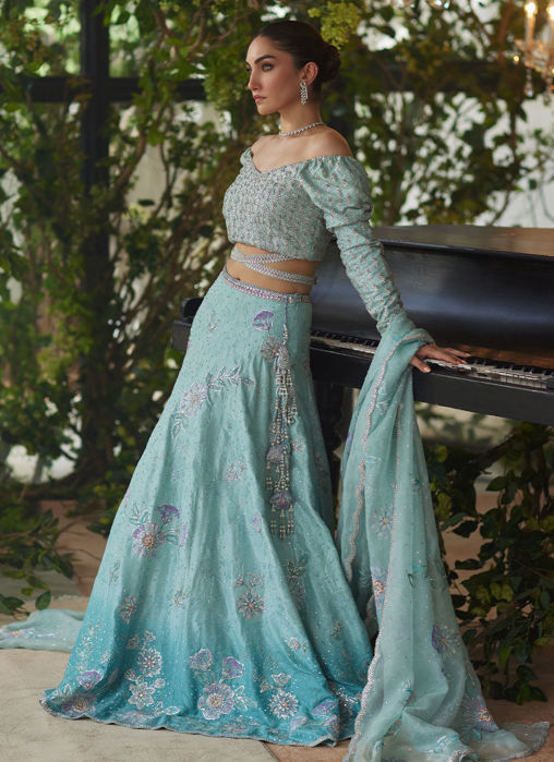 Picture of Mirabelle Aqua Lehnga Choli
