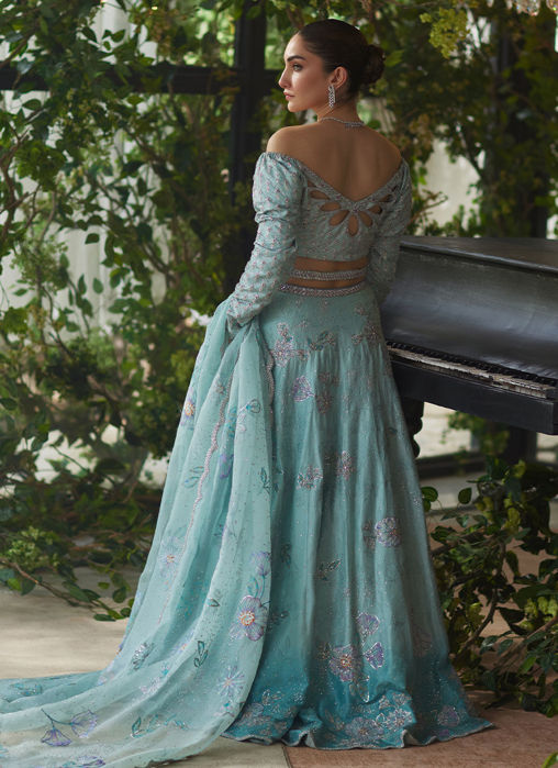 Mirabelle Aqua Lehnga Choli