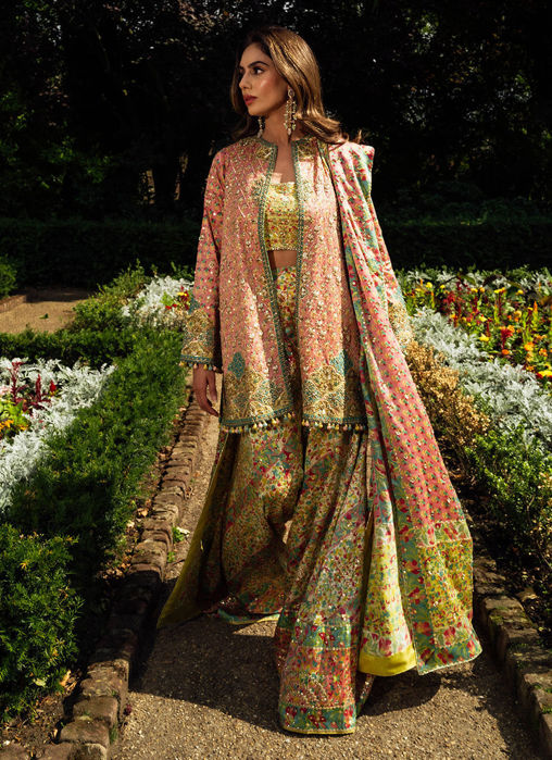 Picture of Shae Blockprinted Dhaka And Short Jacket