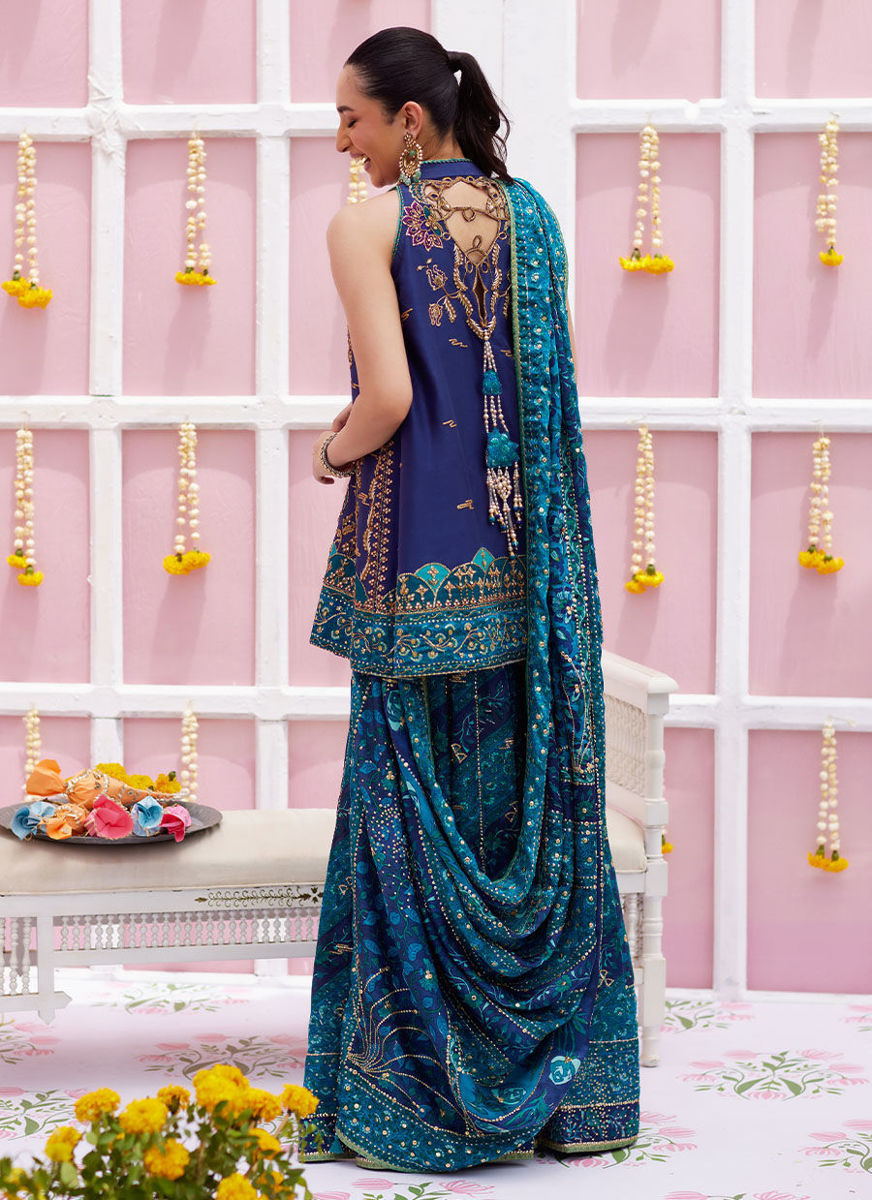 Ryza Blockprinted Short Shirt And Dhaka