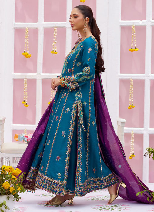 Alaya Teal Kurta And Dupatta