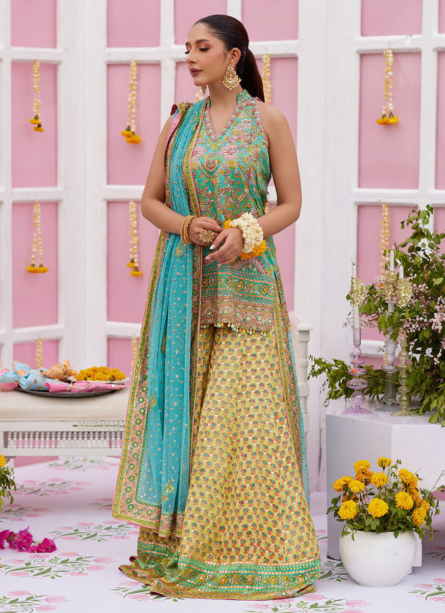 Ryenna Blockprinted Short Shirt And Dhaka