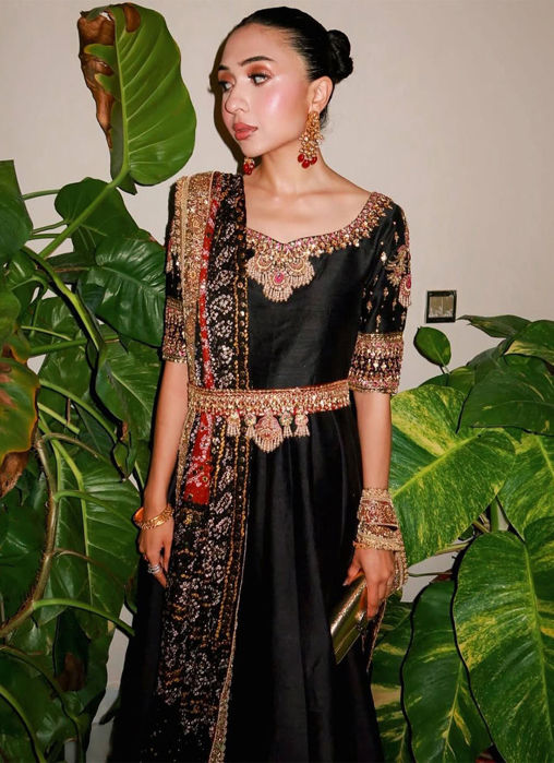 Picture of A Signature #Farahtalibaziz Ensemble.