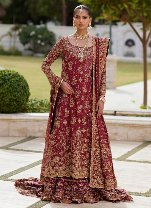 Shahbanu Crimson Bridal