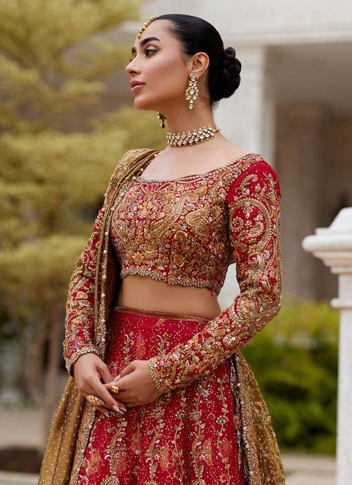 Mahvash Scarlet Lehnga Choli