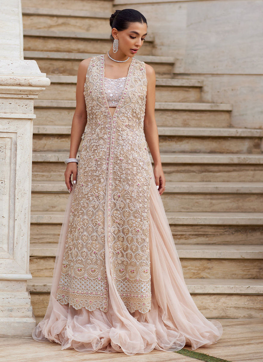 Gulzarey Organza Jacket