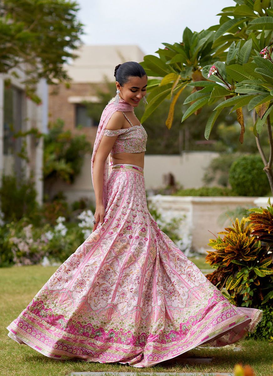Dilruba Carnation Pink Lehnga Choli