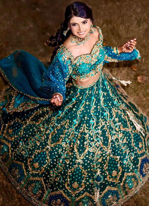 Picture of A Signature #FTA Deep Emerald Green Bridal