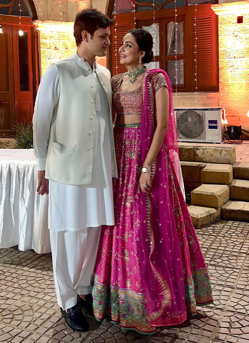 Parisa Hot Pink Lehenga Choli