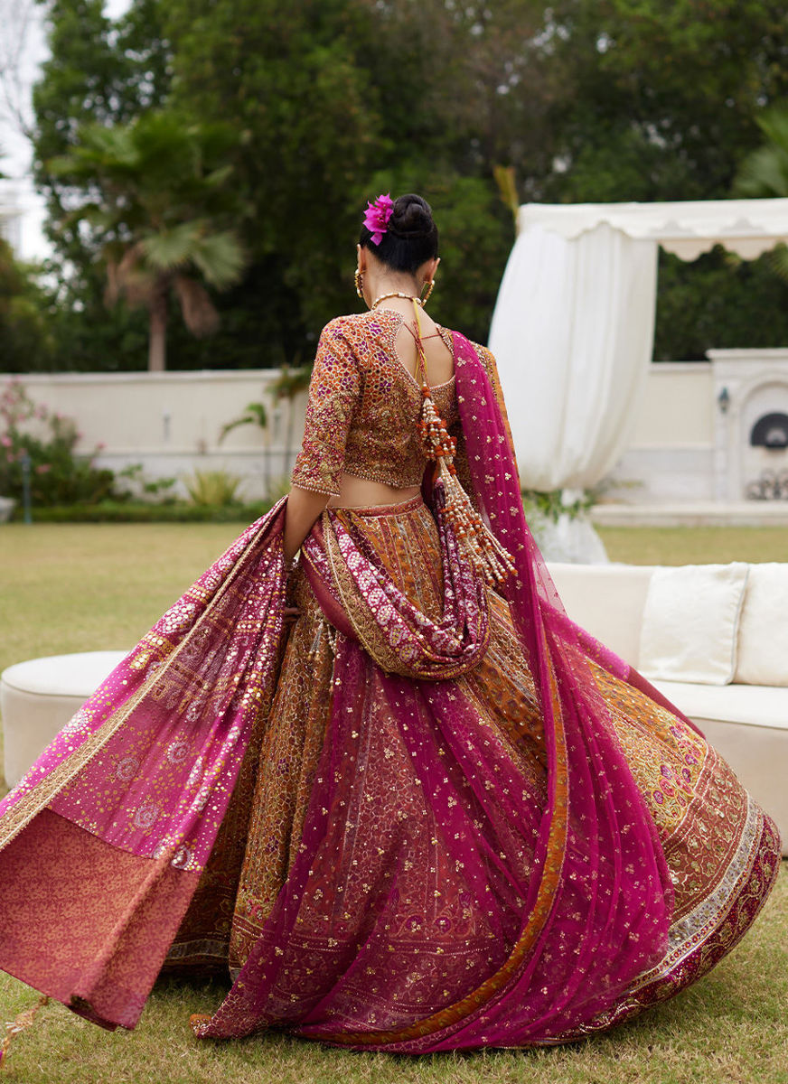 Raina Rust Lehnga Choli