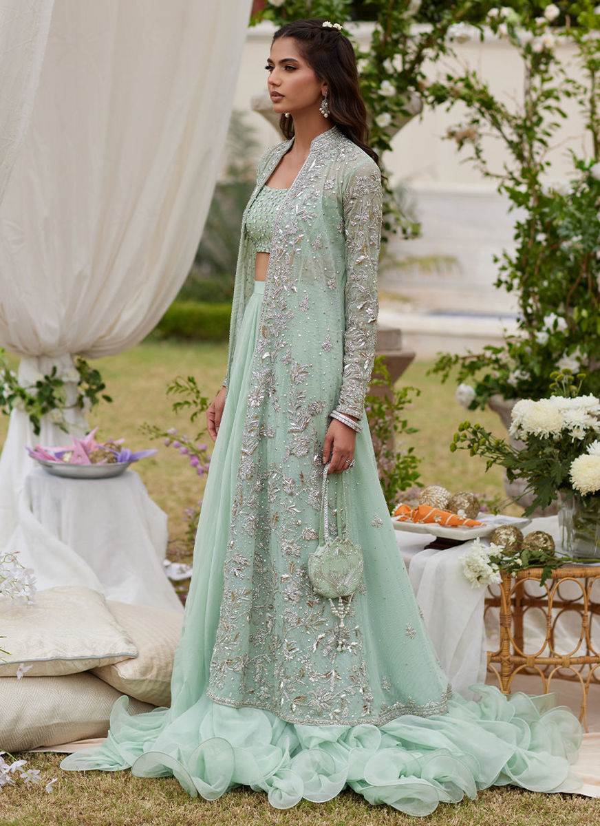 Elva Pale Turquoise Jacket