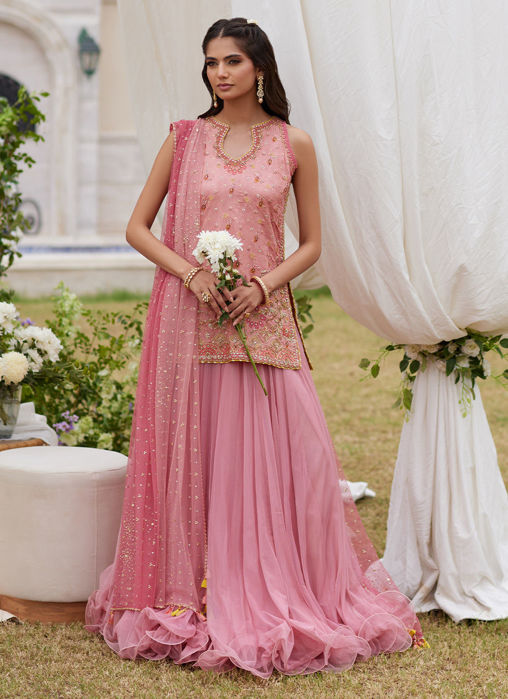 Picture of Roselin Pink Short Shirt And Dhaka