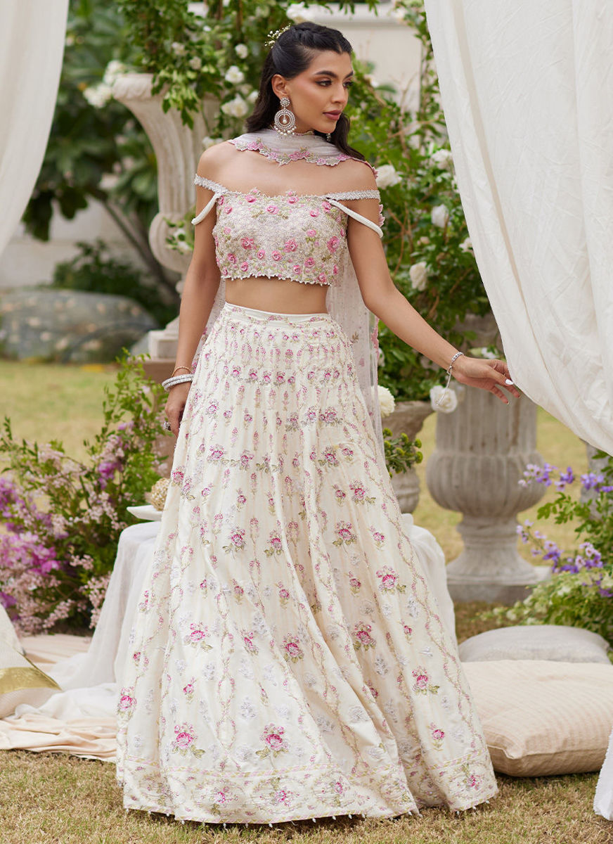 Kaya Ivory Lehnga Choli