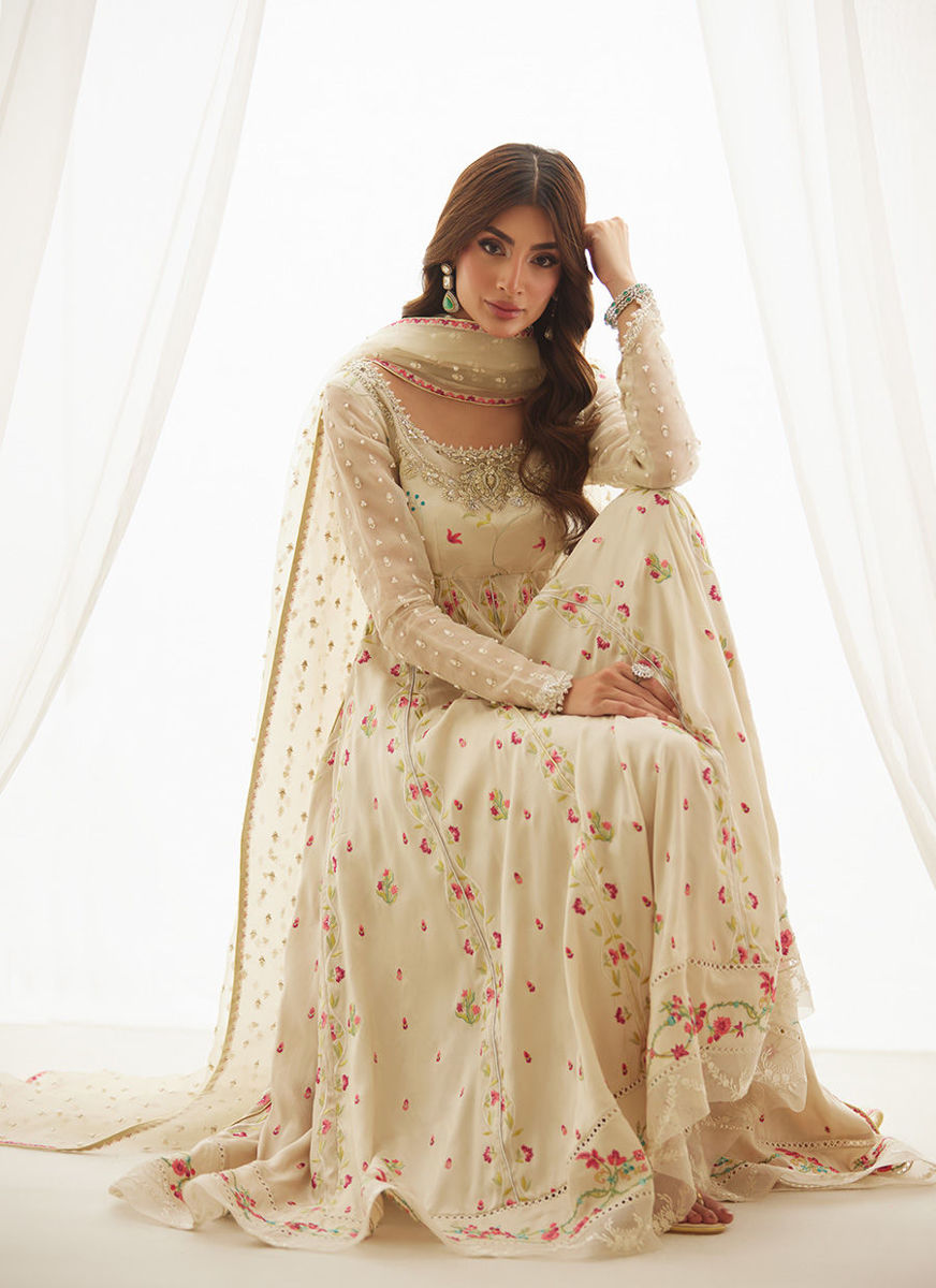 Aris Ivory Kalidaar And Dupatta