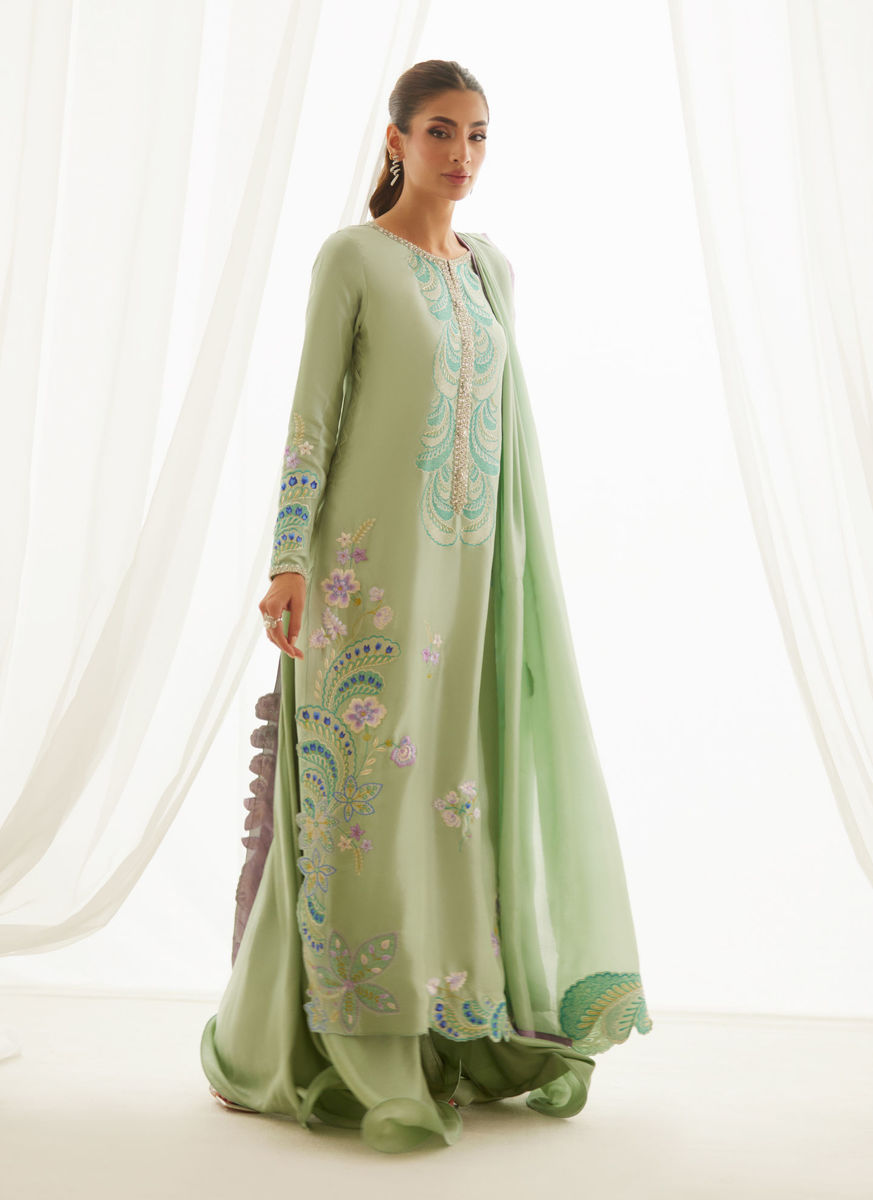 Jovie Blue Shirt And Dupatta