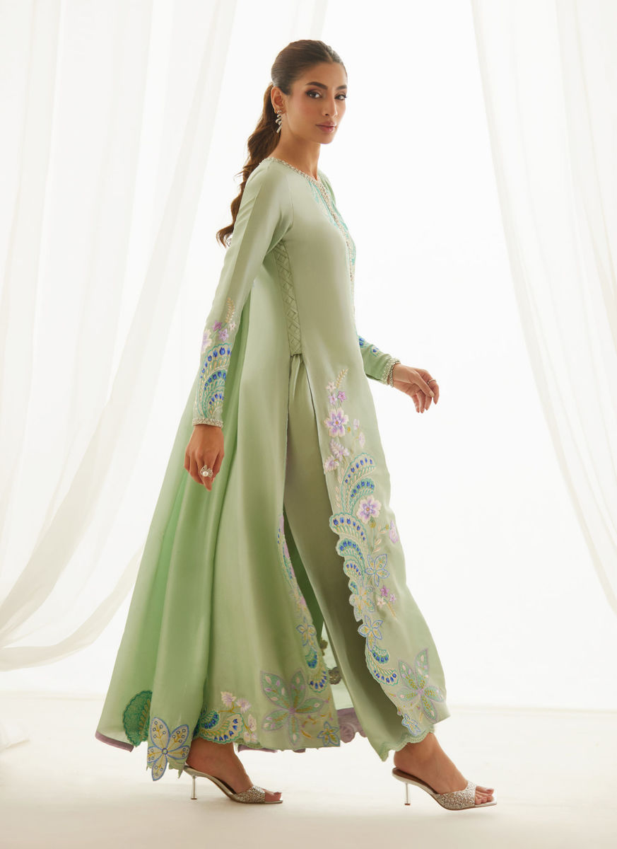 Jovie Blue Shirt And Dupatta