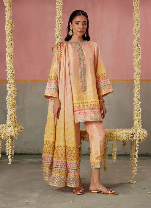 Picture of Livvy Ombre Shirt And Dupatta